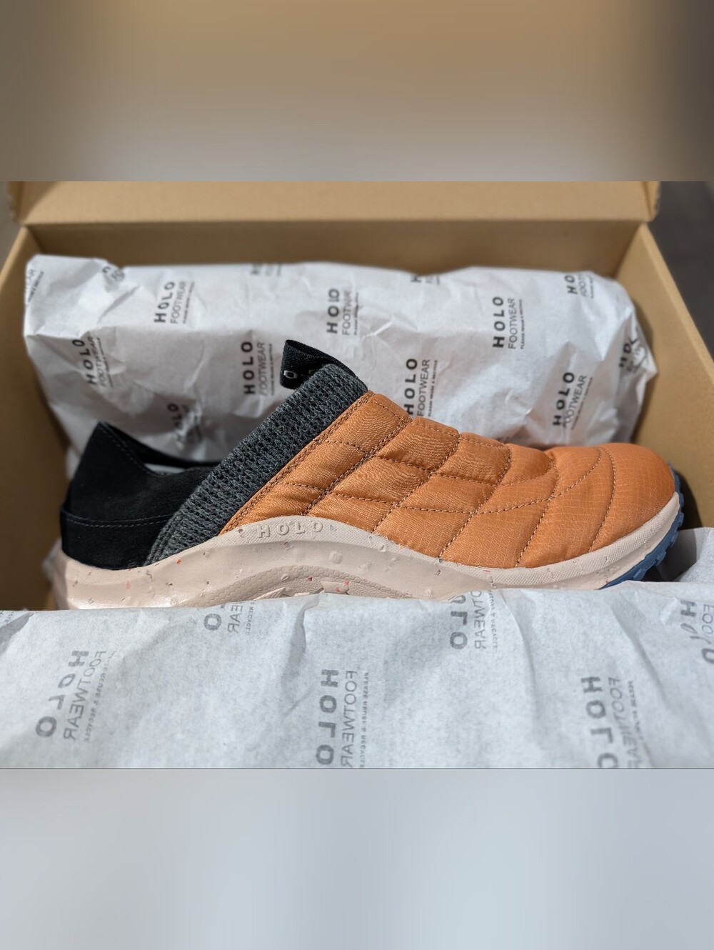Holo Credimus Quilted Slip-On Outdoor Shoes
